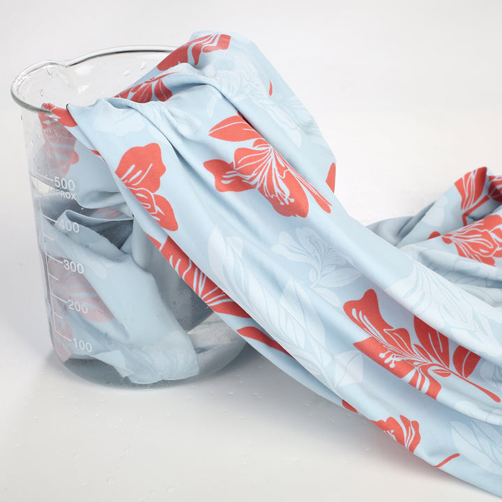 【S-2XL】Hanna Nikole Bikini Sets for Women Color Block Swimsuits with Side Slit Swim Skirt