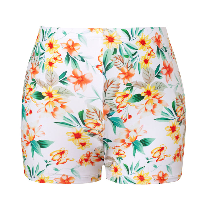 【S-2XL】2 Piece Tankini Swimsuits for Women Tummy Control Split Swimdress Skirt Ruched Modest Bathing Suits with Boyshort