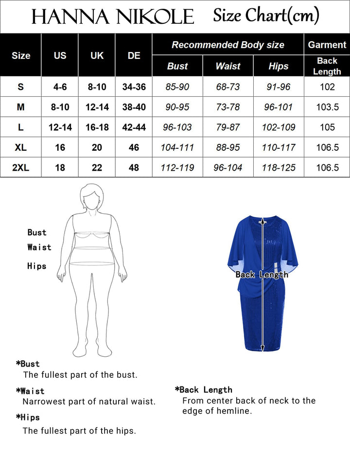 HN Chiffon Overlay Decorated Party Crew Neck Back Slit Bodycon Dress - Hanna Nikole