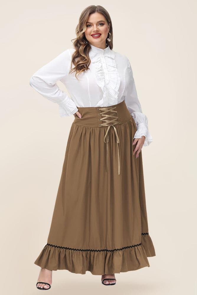 Swing skirt plus size sale