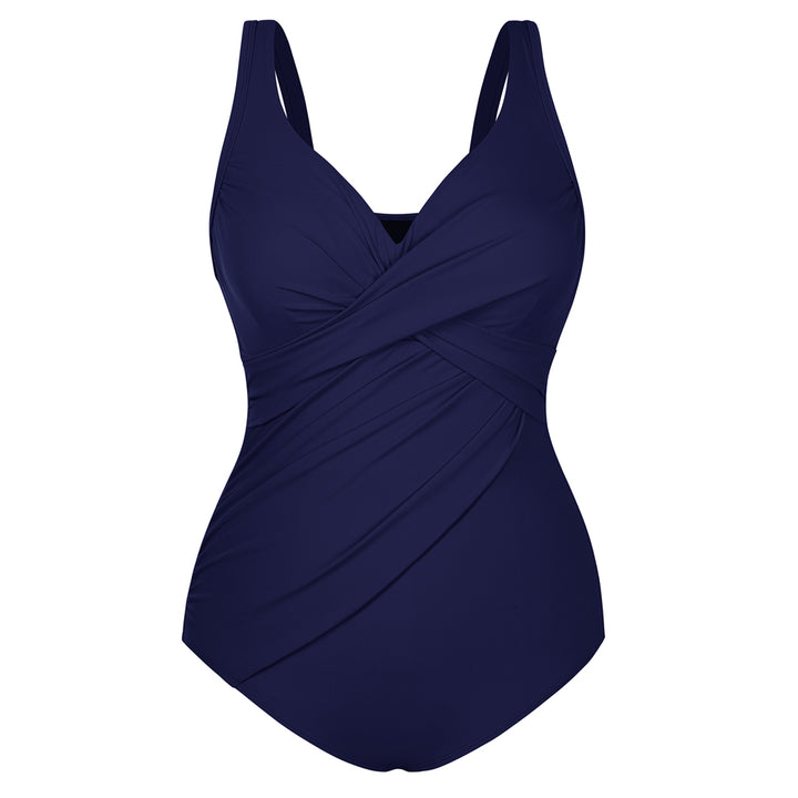 Hanna Nikole Womens One Piece Swimsuits, Plus Size Bathing Suit Tummy Control, High Coverage Swimwear