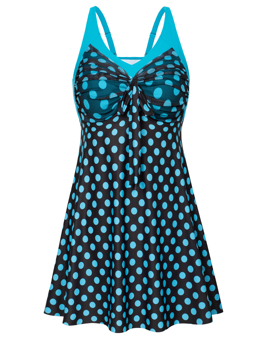 Separated V-Neck Adjustable Tankini Set