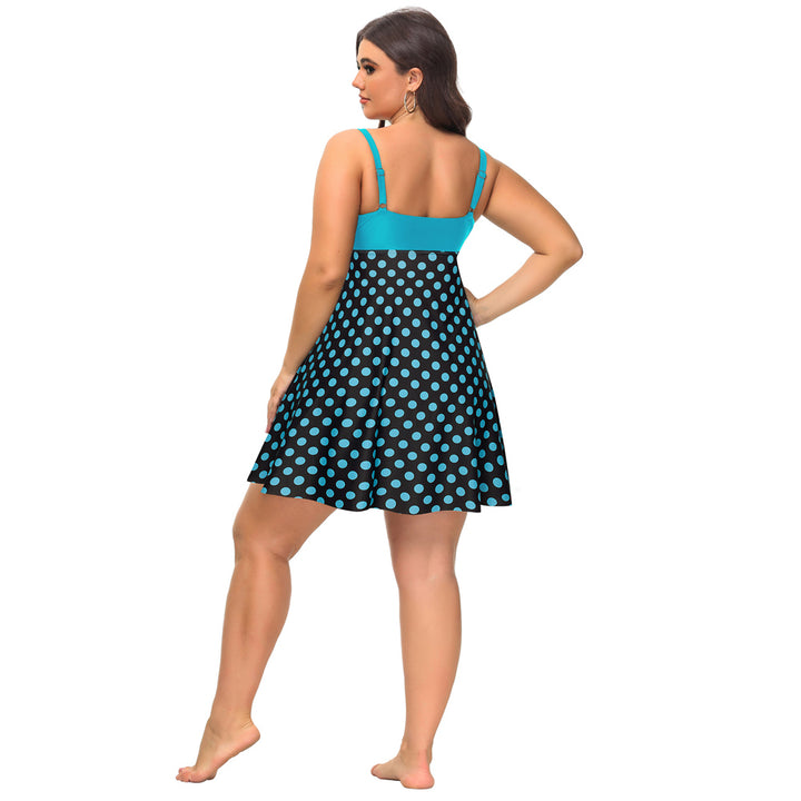 Separated V-Neck Adjustable Tankini Set