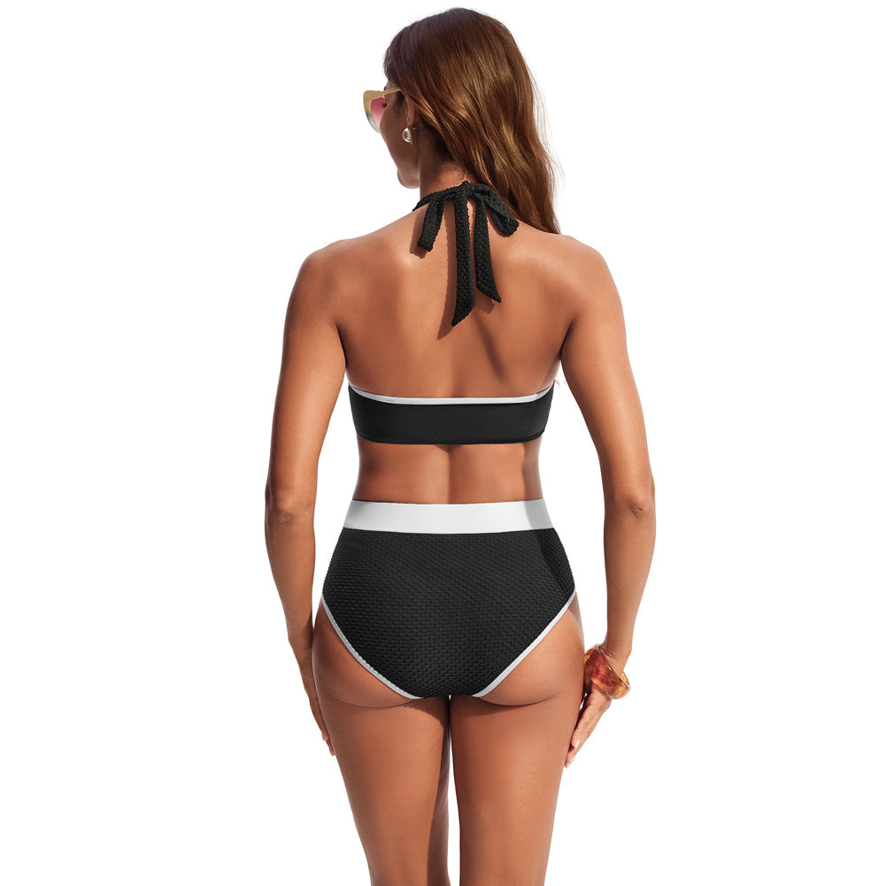Hanna Nikole Popular Swimsuits, Womens Swimsuits, Textured Bathing Suit Tummy Control, Sexy Bikini