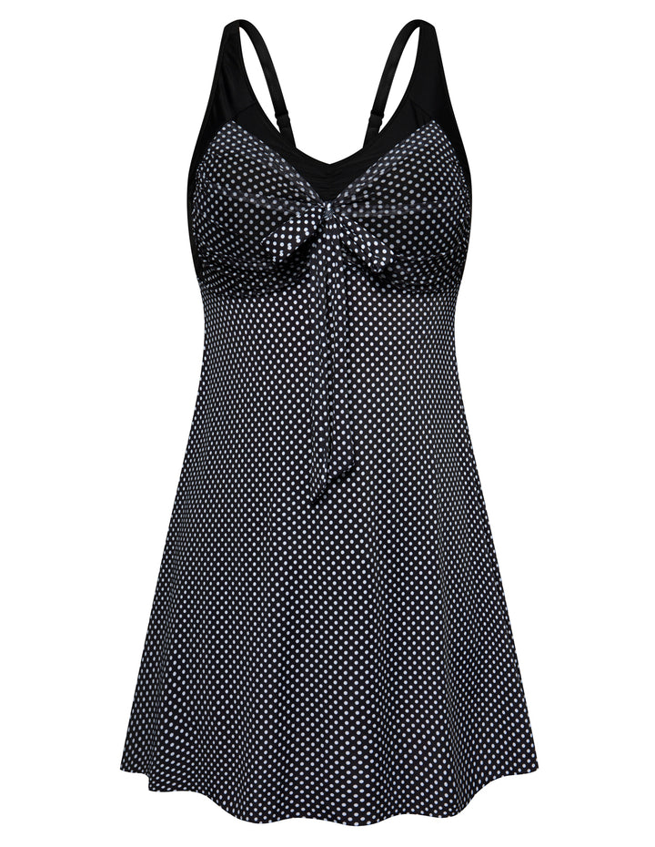 Separated V-Neck Adjustable Tankini Set