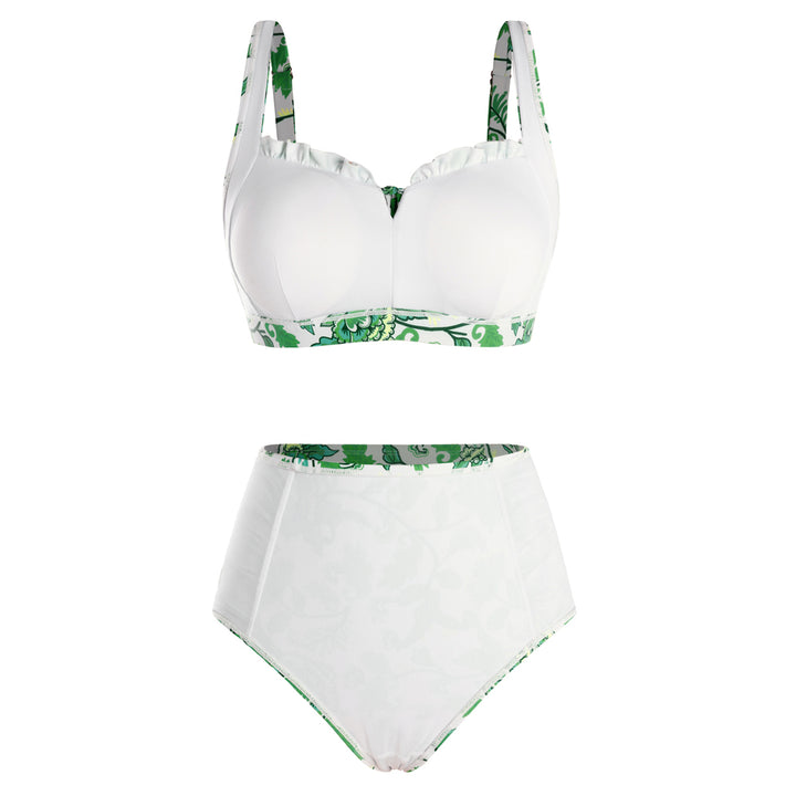 Hanna Nikole Modest Swimsuits for Women 2026, High Waisted Bikini Sets Tummy Control, Tie Cut-Out Bathing Suits