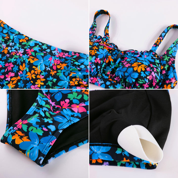 Hanna Nikole Modest Swimsuits for Women 2026, High Waisted Bikini Sets Tummy Control, Tie Cut-Out Bathing Suits