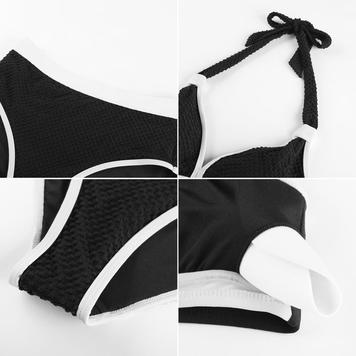 Hanna Nikole Popular Swimsuits, Womens Swimsuits, Textured Bathing Suit Tummy Control, Sexy Bikini