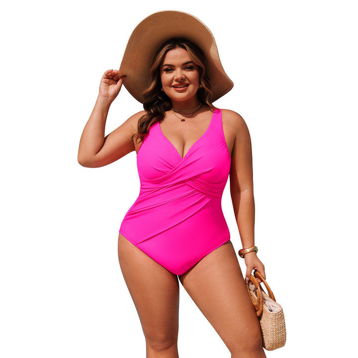 Hanna Nikole Womens One Piece Swimsuits, Plus Size Bathing Suit Tummy Control, High Coverage Swimwear