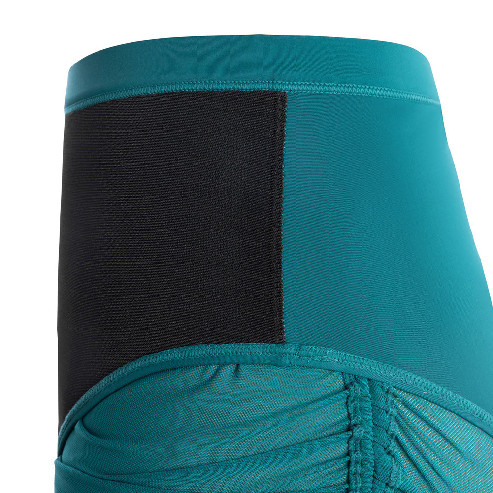 Hanna Nikole Womens High Waisted Swim Skirt, Tummy Control Mesh Bikini Sets, 2 Piece Swimsuit Drawstring Bathing Suits