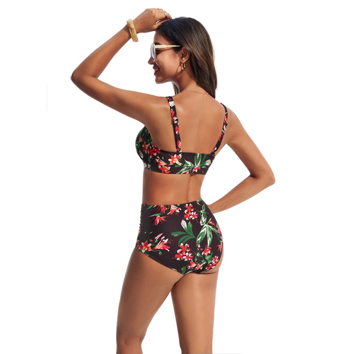 Hanna Nikole Modest Swimsuits for Women 2026, High Waisted Bikini Sets Tummy Control, Tie Cut-Out Bathing Suits