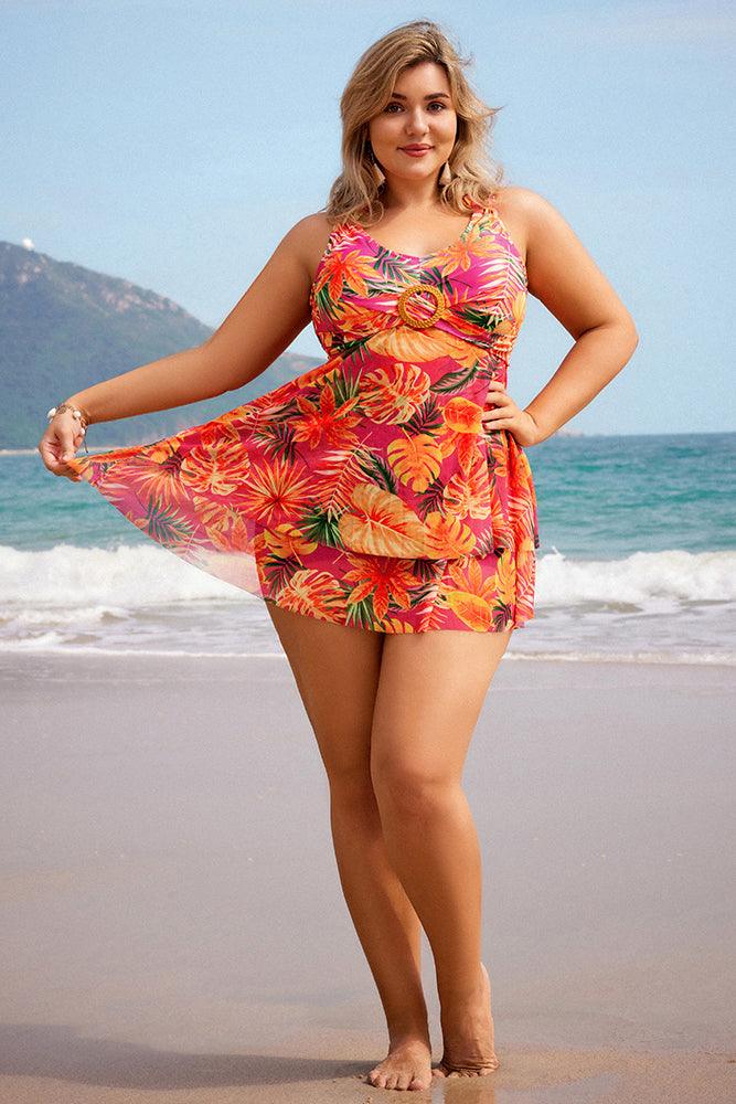 swim dresses cheap Zando One Piece Modest Dress with Shorts Tummy Control Swim Suits 10 times longer than ordinary Spandex Amazon Plus Size Beach Dresses
