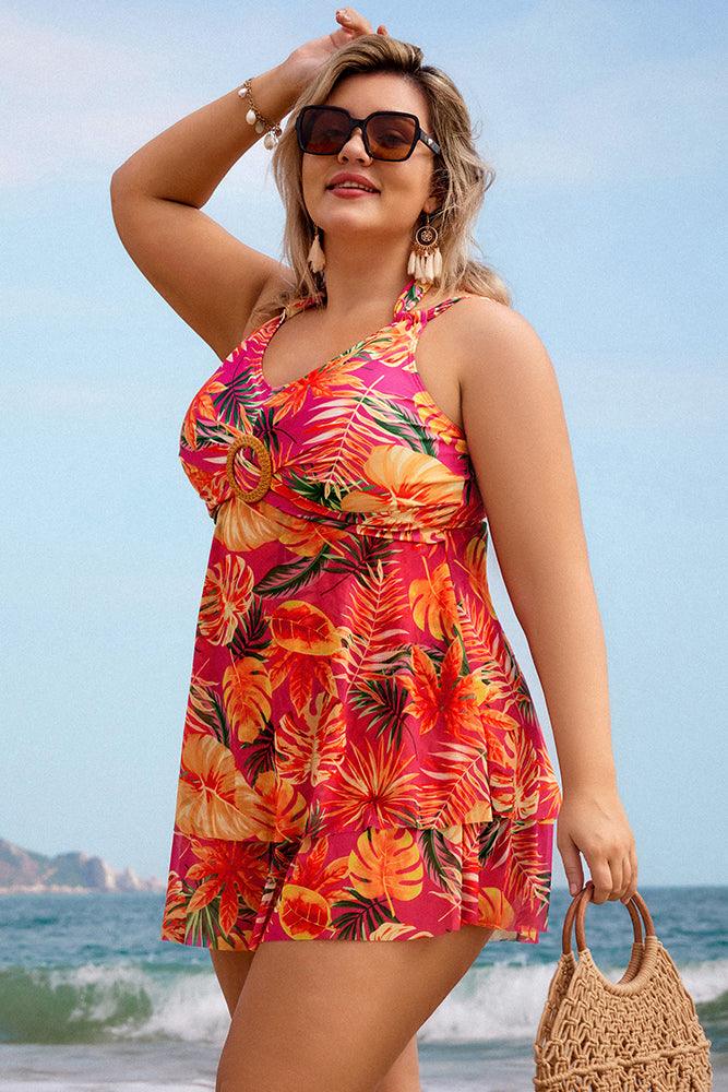 Beach Wear Plus Size Bathing Suit Cover HN Women Plus Size 2pcs