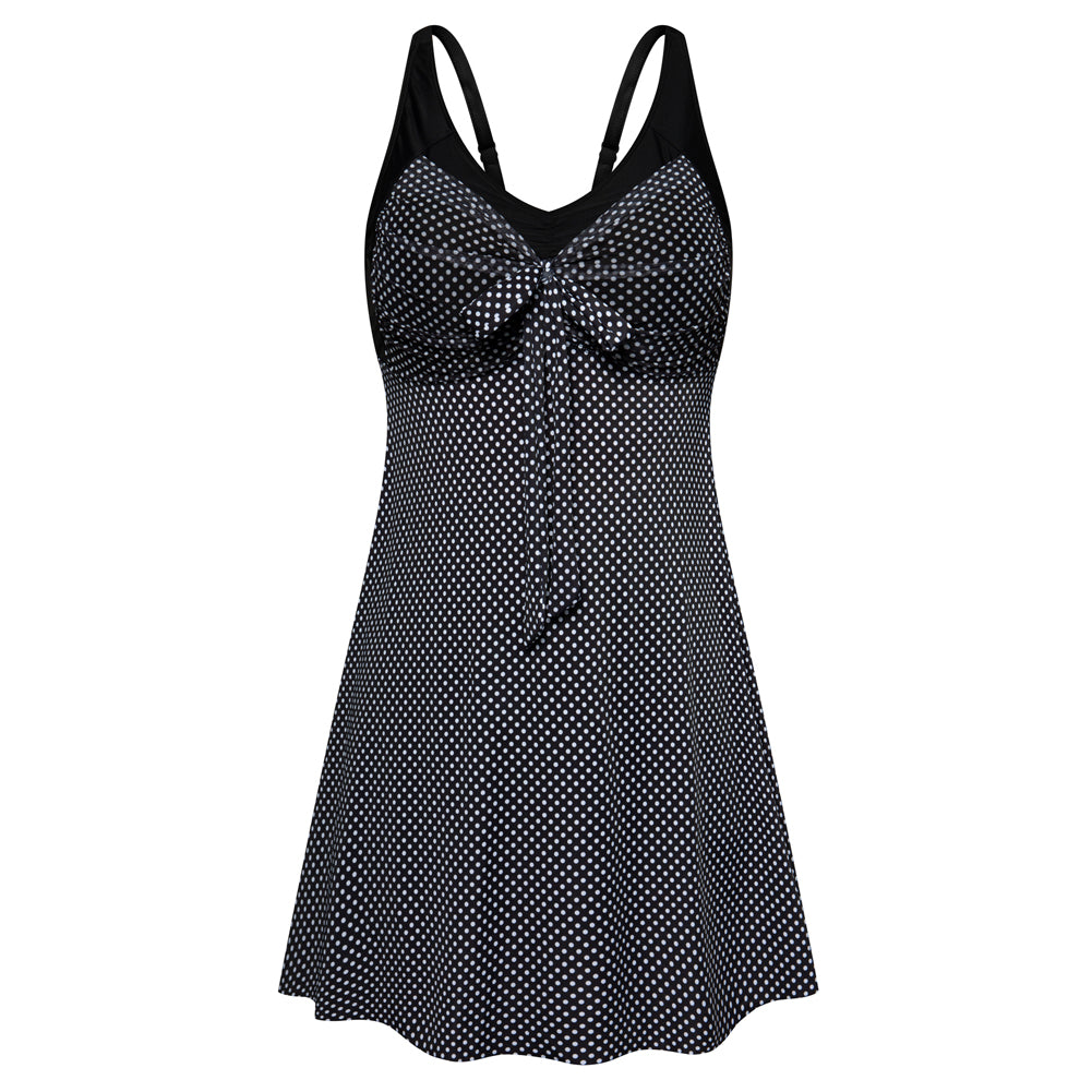Separated V-Neck Adjustable Tankini Set