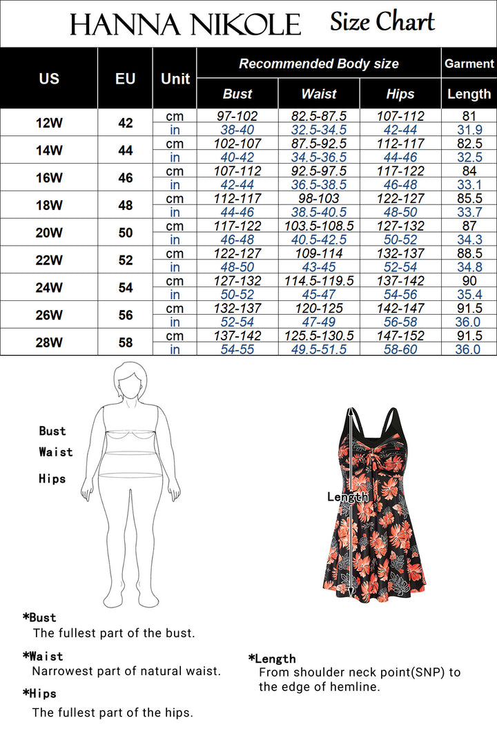 Separated V-Neck Adjustable Tankini Set