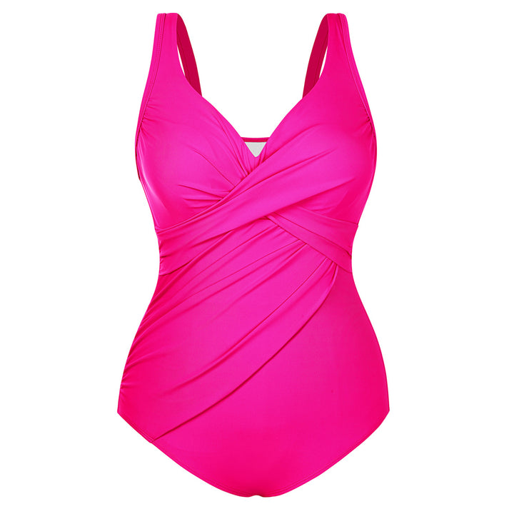 Hanna Nikole Womens One Piece Swimsuits, Plus Size Bathing Suit Tummy Control, High Coverage Swimwear