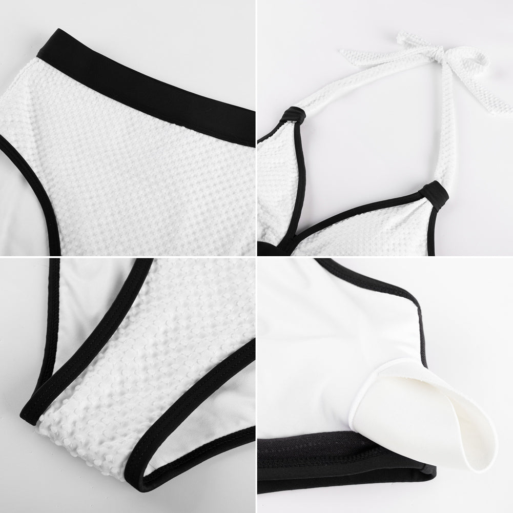 Hanna Nikole Popular Swimsuits, Womens Swimsuits, Textured Bathing Suit Tummy Control, Sexy Bikini