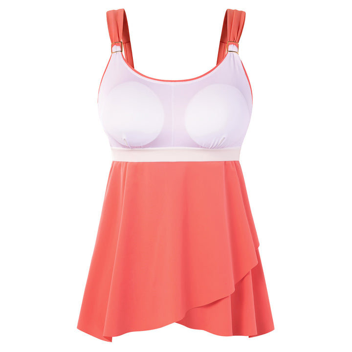 Hanna Nikole Women Flowy Tankini Tops Only Loose Fit Bathing Suit Swim Top Ruffle Swimsuit No Bottom 2026