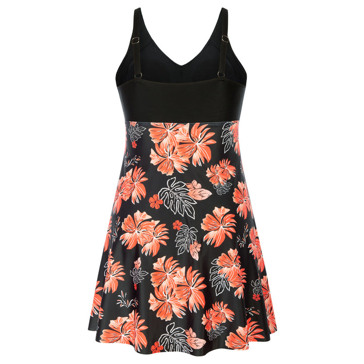 Separated V-Neck Adjustable Tankini Set