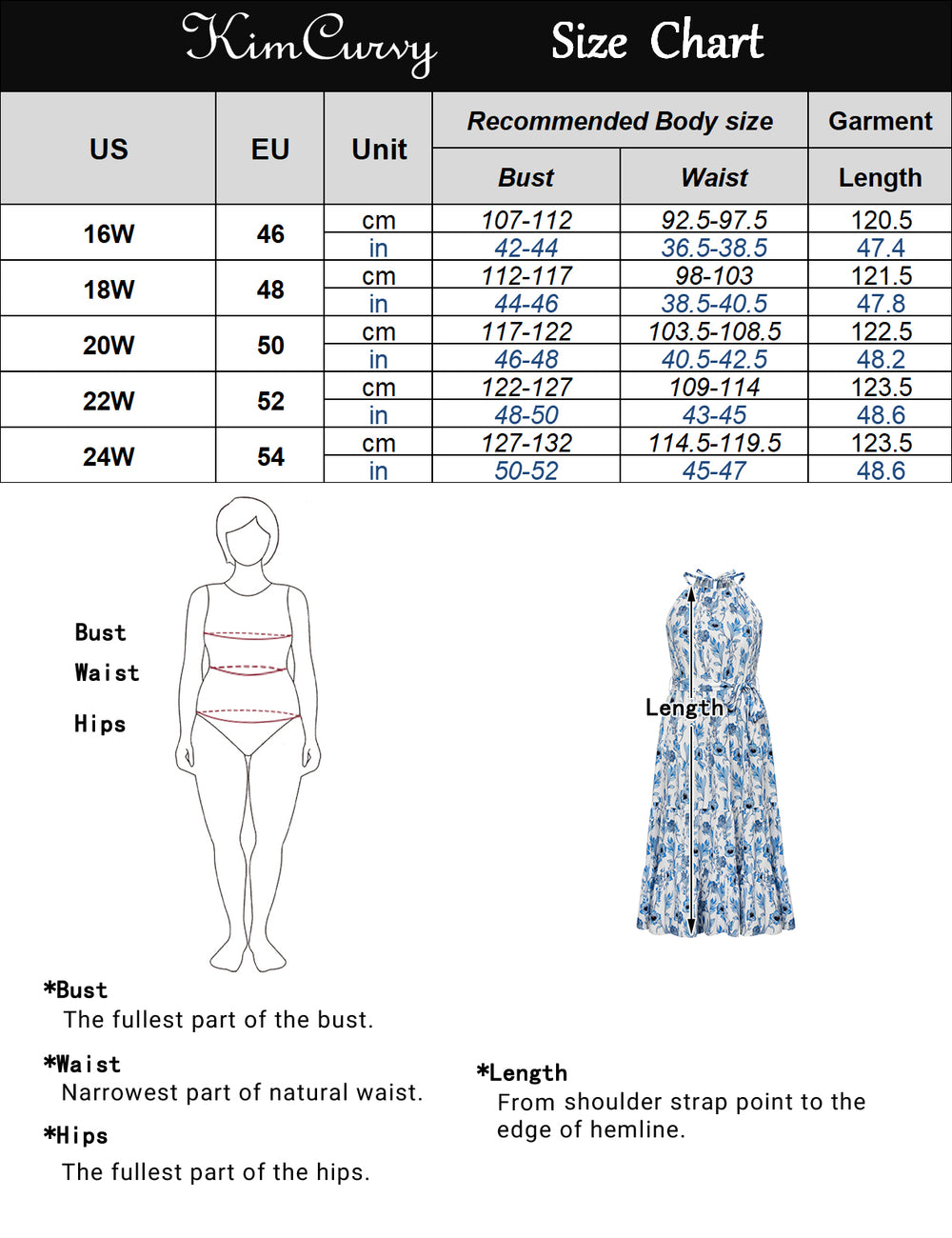 Women Plus Size Tiered Midi Dress Elastic Waist Halter A-Line Dress - Hanna Nikole