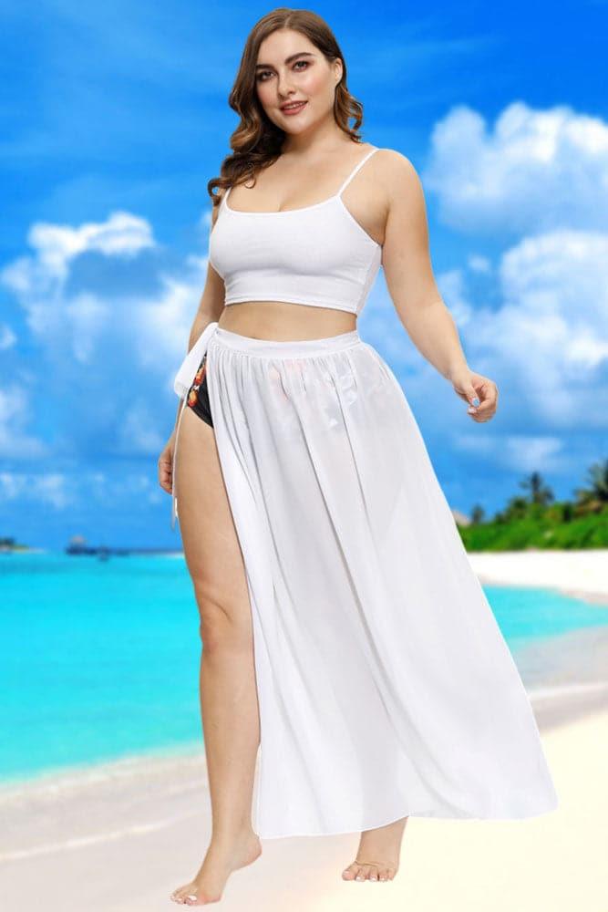 Chiffon Sarong Beach Swimsuit Multi-way Cover-up - Hanna Nikole