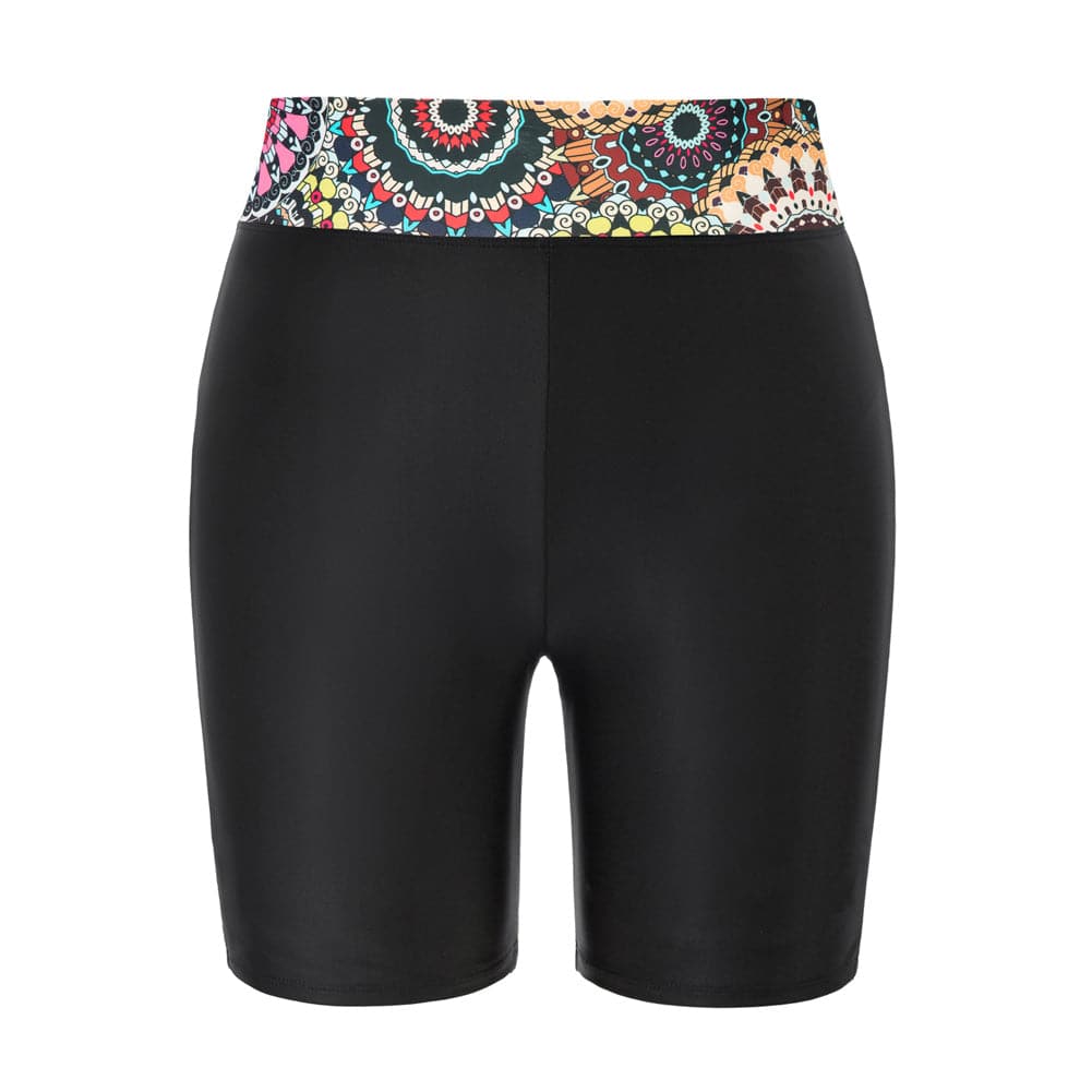 Multi Athletic Elastic waist Tankini Set - Hanna Nikole