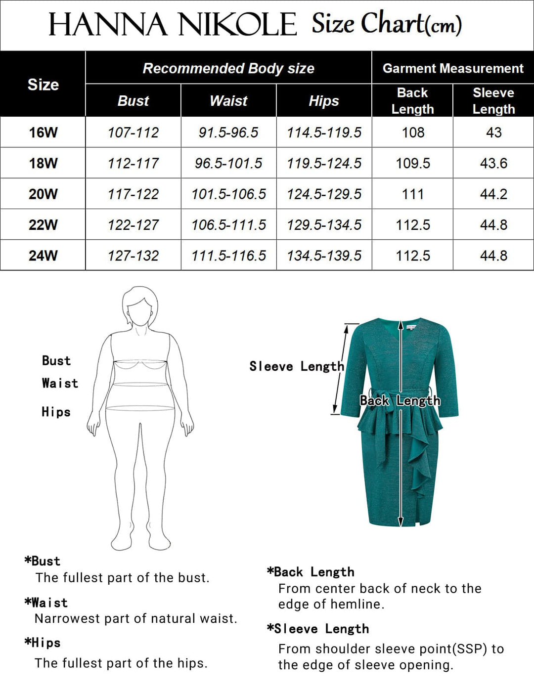HN Faux Twinset Dress 3/4 Sleeve V-Neck Front Slit Bodycon Dress - Hanna Nikole