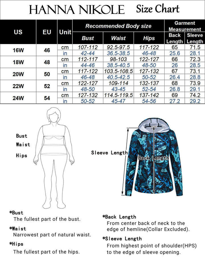 HN Women Plus Size 3pcs Set Swimsuit Hooded Swim Jacket+Padded Tops+Briefs - Hanna Nikole